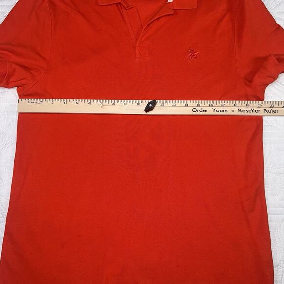 VILEBREQUIN Polo Shirt Men’s Size L Orange Short Sleeve Logo Preppy Athletic - Picture 9 of 16